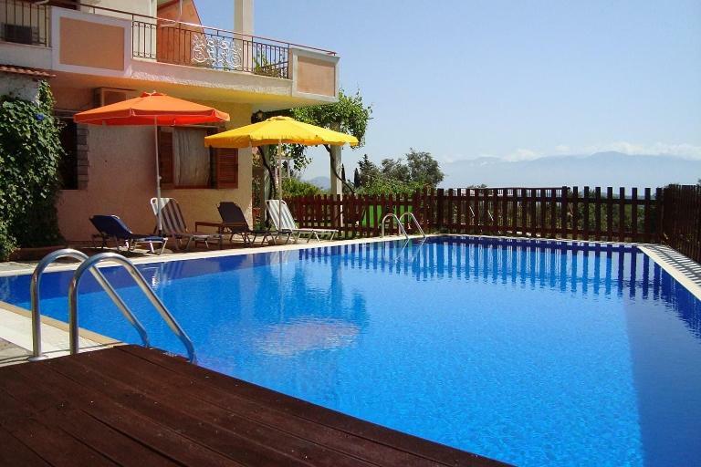 Villa'S Ground Floor Apartment With 60 Qm Swimming Pool Agios Christoforos  Extérieur photo